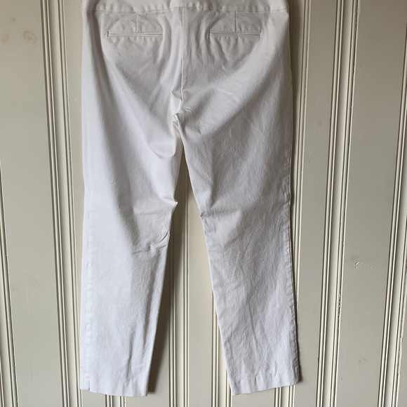 Alfani White Pants Size 12 Cotton/Rayon/Spandex - Picture 6 of 6